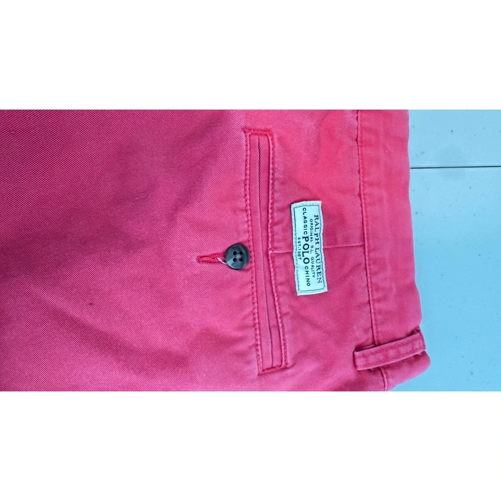 Ralph‎ Lauren Prospect Pant Coral Classic Polo Chino Cotton Men's 32x32